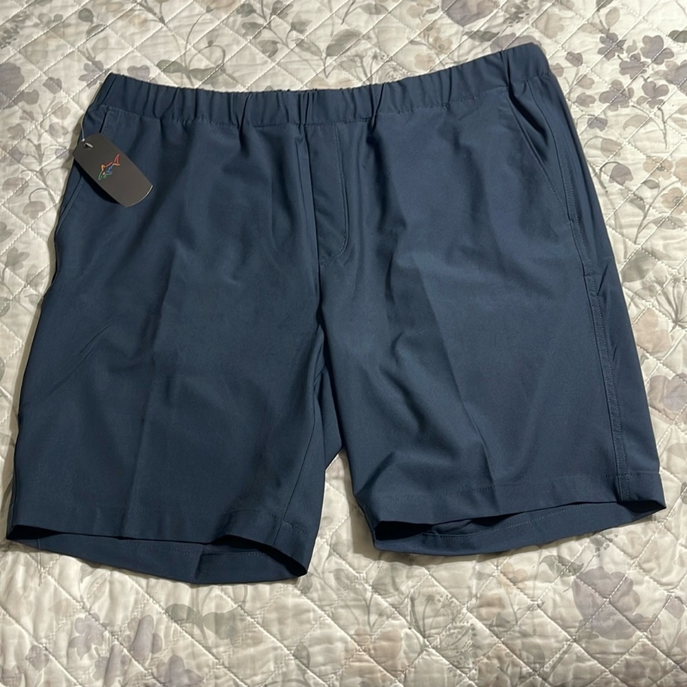 NWT men’s Greg Norman navy drawstring shorts XL